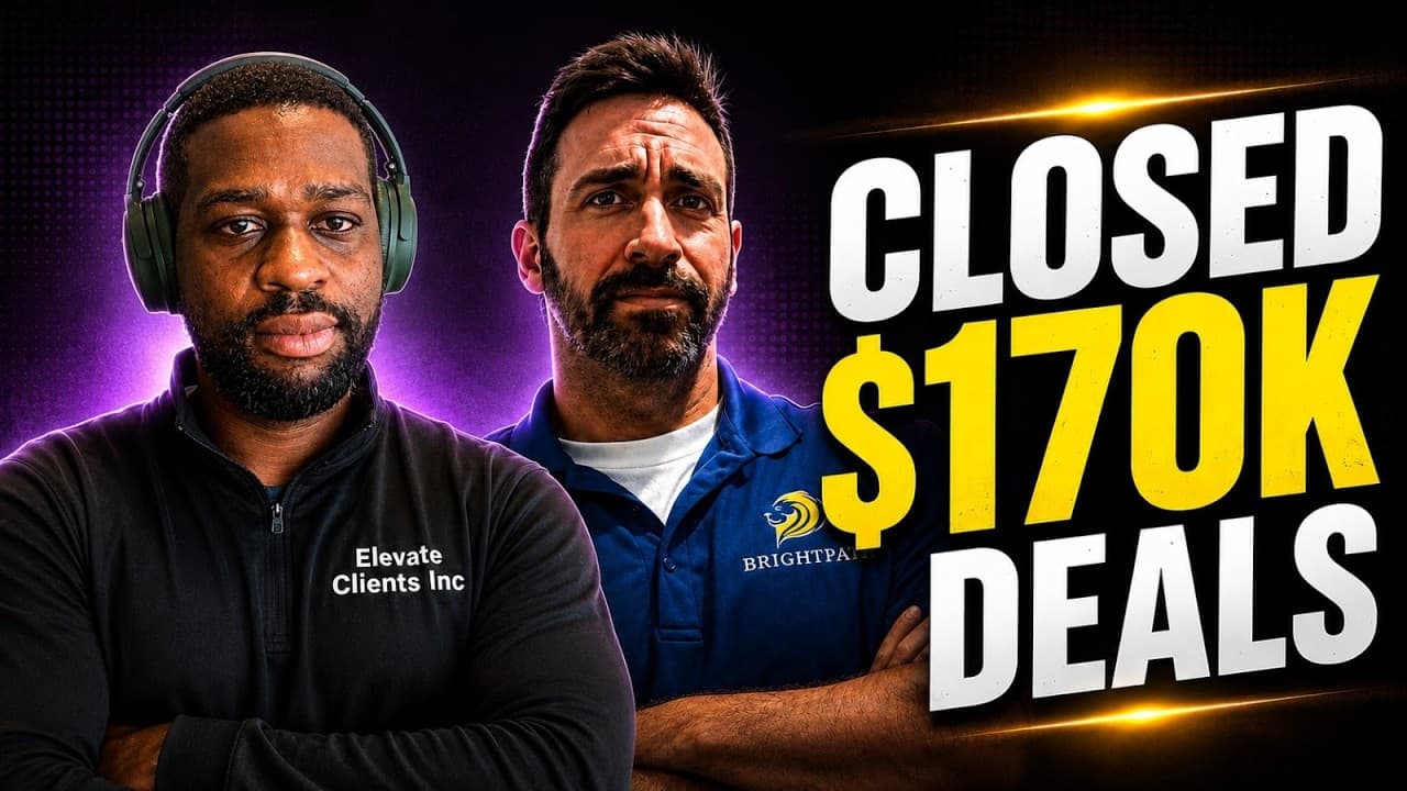 Michael Buhrman · BrightPath Cleaning · $170K closed in 30 days